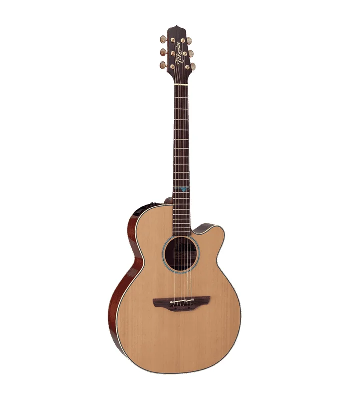 Guitare Folk Electro Takamine FSF40C – NEX Santa Fe, cutaway électro-acoustique, Natural Gloss