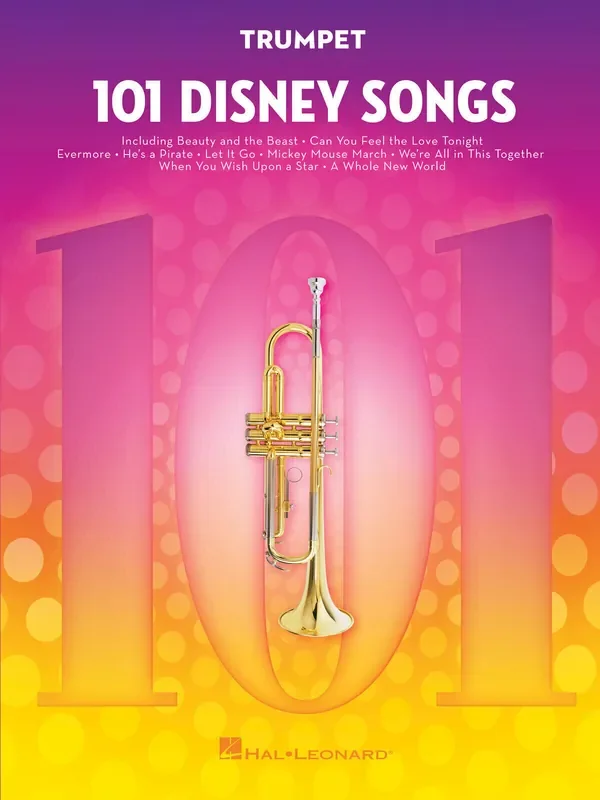 Hal Leonard 101 Disney Song for Trumpet Notes