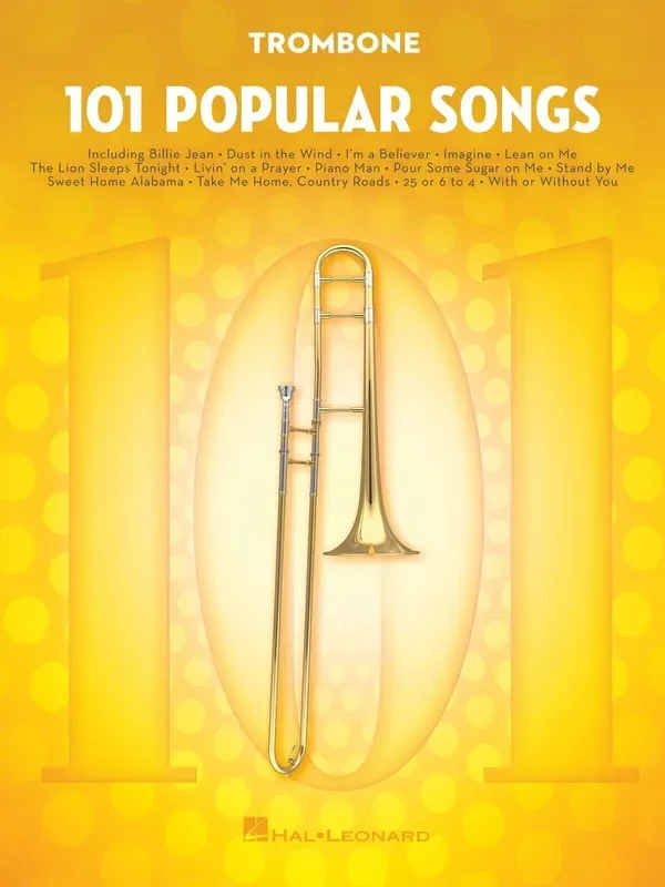 Hal Leonard 101 Popular Songs for Trombone Notes