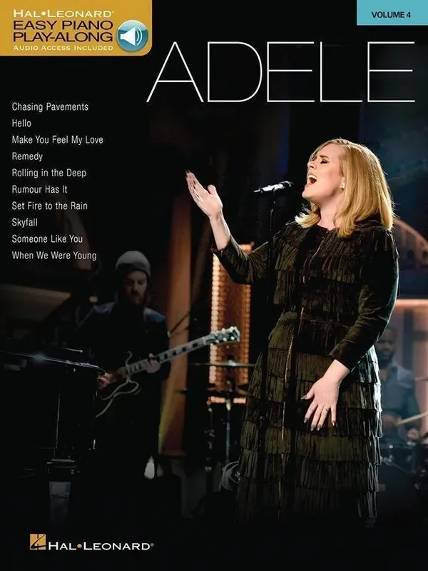 Hal Leonard Easy Piano Play-Along Volume 4 Adele Notes