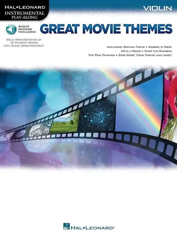 Hal Leonard Instrumental Play-Along Violin Great Movie Themes Notes