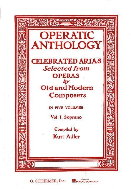 Hal Leonard Operatic Anthology Vol. 1 – Soprano et Piano