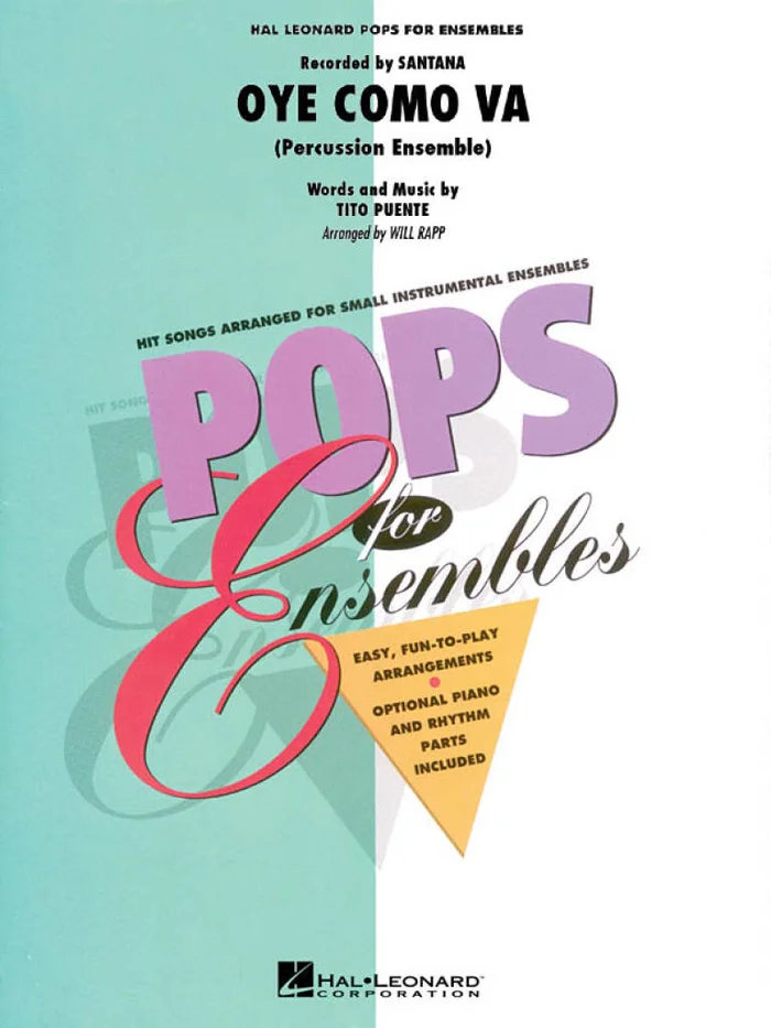 Hal Leonard Tito Puente – Oye Como Va (percussion Ensemble)