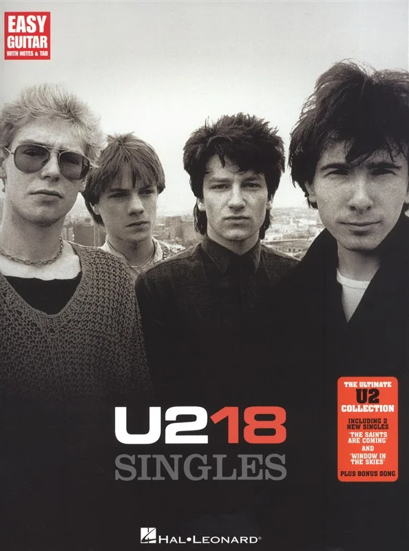 Hal Leonard U2 18 Singles Easy Guitar – Guitar Tab