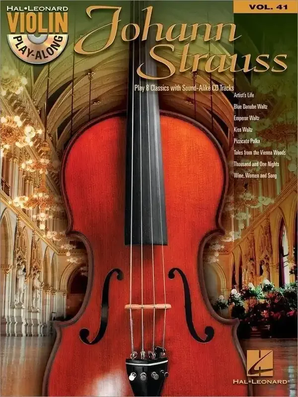 Hal Leonard Violin Play-Along Volume 41 Johann Strauss, Jr. Notes