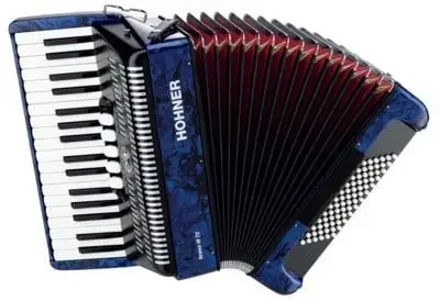 Hohner Bravo III 72 Accordéon à touches Dark Blue