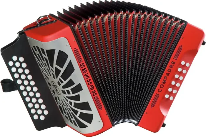 Hohner Compadre GCF Accordéon diatonique Red