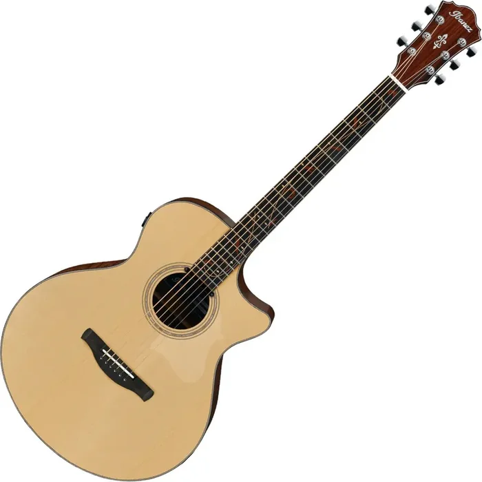 Ibanez AE275BT-LGS Natural Guitare Jumbo acoustique-électrique