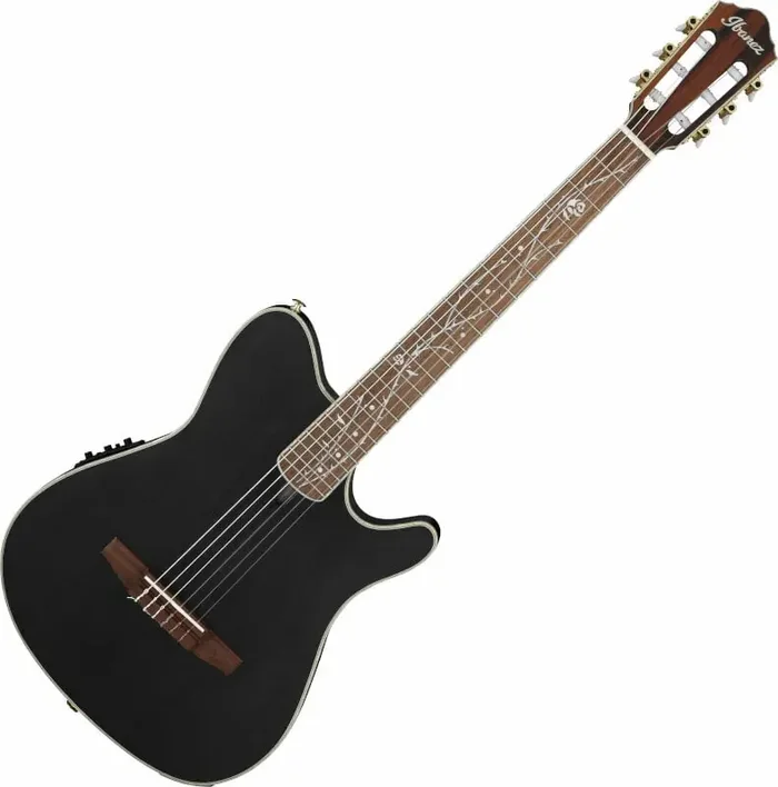 Ibanez TOD10N-TKF Tim Henson Tree of Death Signature Transparent Black Guitare acoustique-électrique