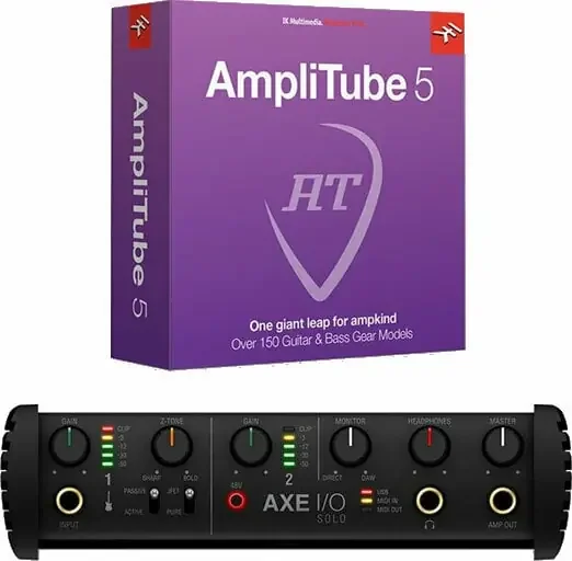 IK Multimedia AXE I/O Solo + AmpliTube 5 Bundle Interface audio USB