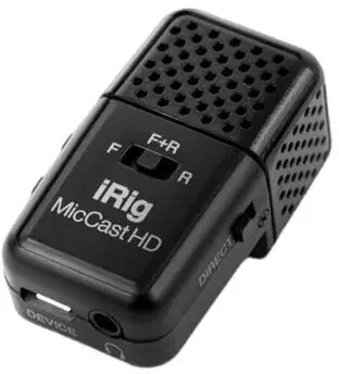 IK Multimedia iRig Mic Cast HD Microphone pour Smartphone