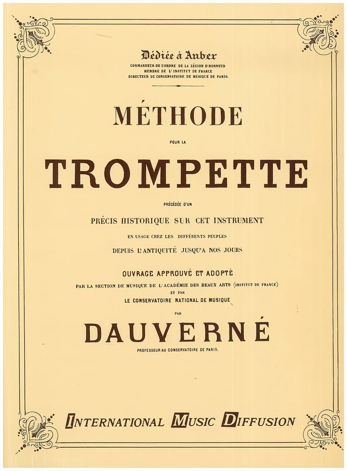 IMD ARPEGES Dauverne – Méthode Trompette – Trompette