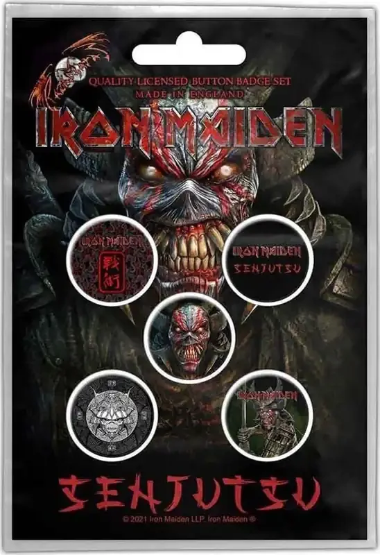 Iron Maiden Senjutsu Badge