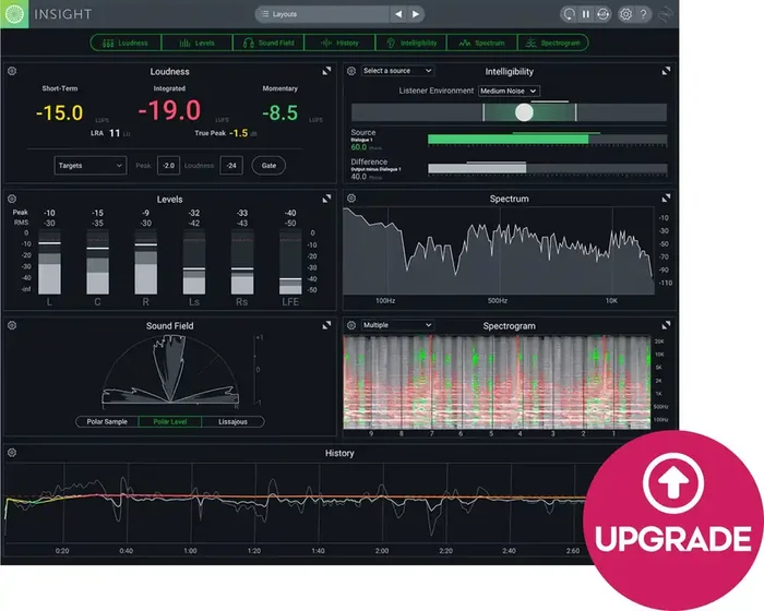 iZotope Insight 2 Upgrade from Insight 1 (Produit numérique)