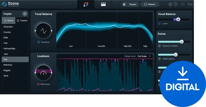 iZotope Ozone 11 ADV CRG from MPS 4-5 or Ozone ADV 9-10 (Produit numérique)