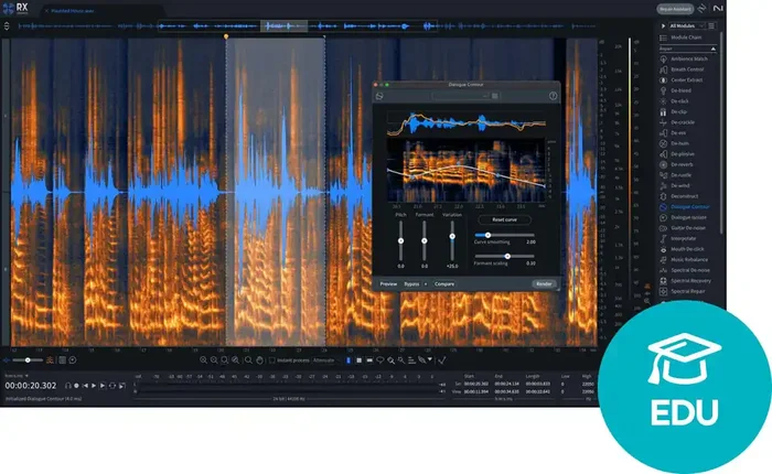 iZotope RX 11 Advanced EDU (Produit numérique)
