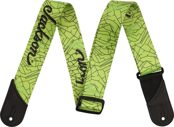 JACKSON GUITARS Sangle Verte Cracked Mirror 2″