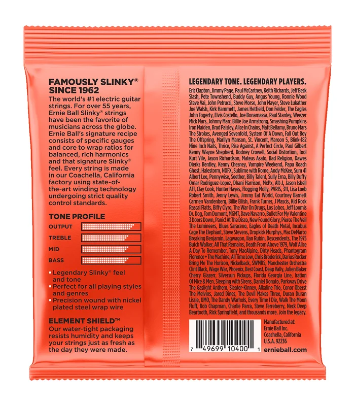 Jeu de Cordes pour Guitare Electrique Ernie Ball 2615 Skinny top HB 7 cordes 10-13-17-30-42-52-62 – Image 2