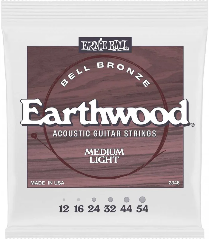 Jeu de Cordes pour Guitare Folk Ernie Ball 2346 – Medium light 12-16-24w-32-44-54