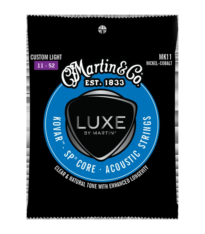 Jeu de Cordes pour Guitare Folk MARTIN & CO. MK11 Kovar, Custom Light