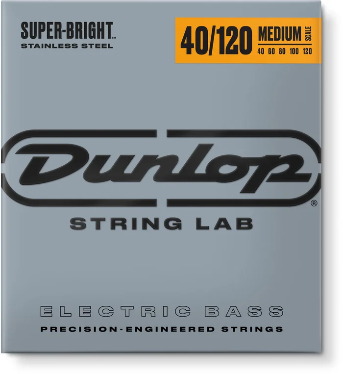 Jim Dunlop DBSBS40120M Stainless Steel Medium 5C 40-120