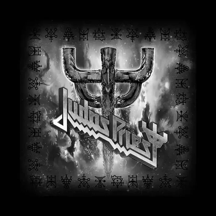Judas Priest Foulard Logo & Fork Black