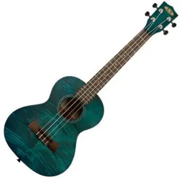 Kala KA-KA-TEM-B-W/UB-T Blue Satin Ukulélé tenor