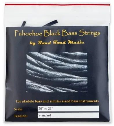 Kala Road Toad Music Pahoehoe Cordes pour ukulélé de basse