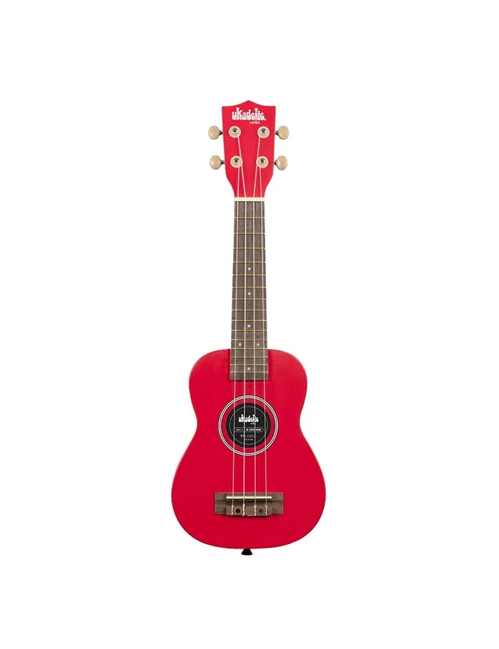 Kala UK-cherry bomb Ukadelic ukulele soprano + housse