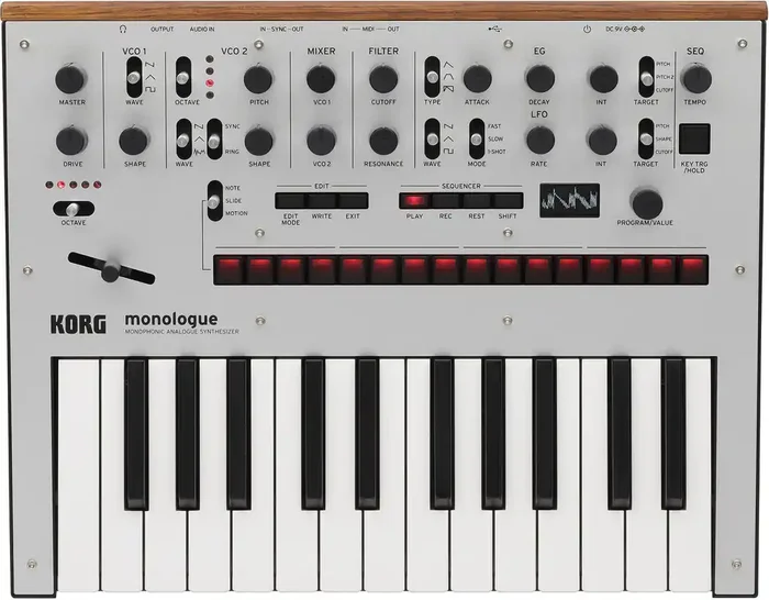 Korg Monologue Synthétiseur Silver