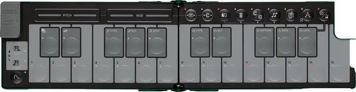 Korg nanoKEY Fold Clavier MIDI Alpine Green