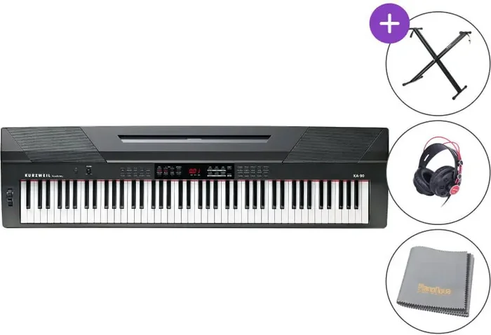 Kurzweil KA90 Set Piano de scène Black
