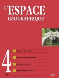 L&rsquo;espace géographique N° 4/2017