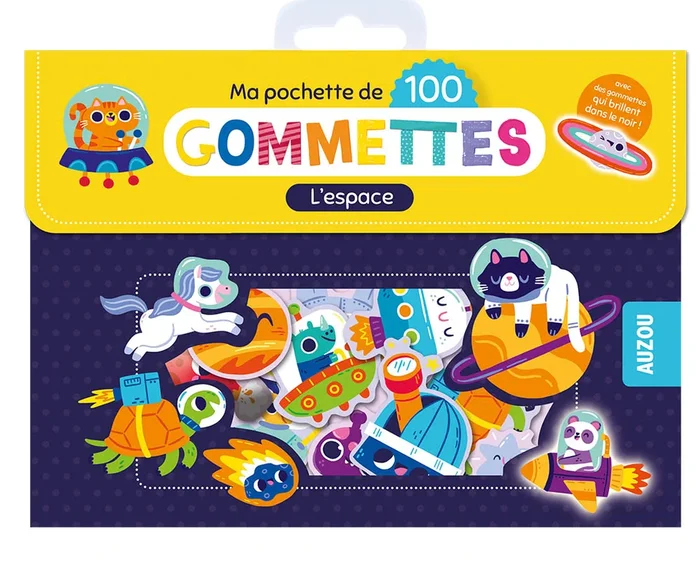 L&rsquo;espace : ma pochette de 100 gommettes