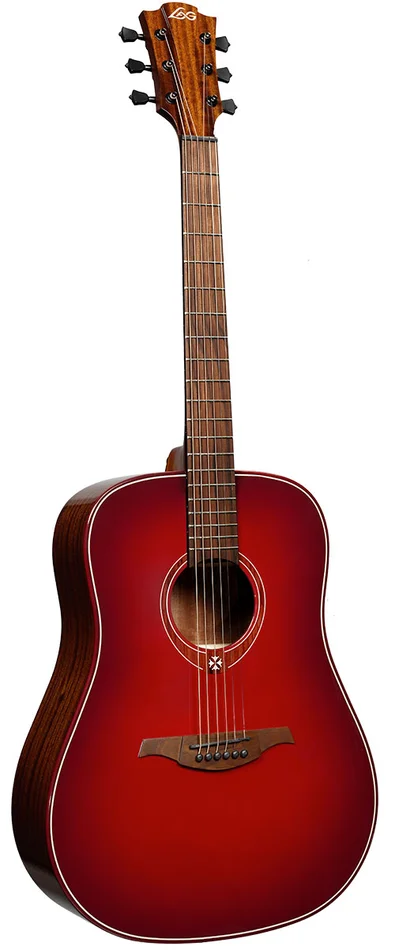 Lâg Tramontane Special T-Red-D Dreadnought Red Burst