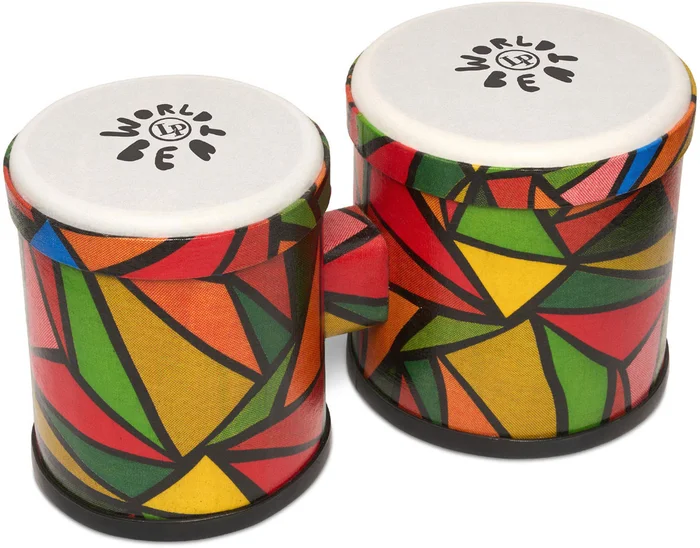 Latin Percussion Bongos World Beat LP7012 6 Pouces & 8 Pouces