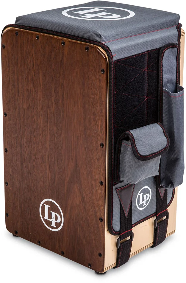Latin Percussion LP-CJS Selle avec assise rembourée et poches latérales