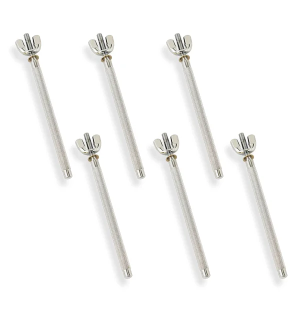 Latin Percussion LP765 Tiges 3/8? Avec Vis Papillon Pour LP760a 6 Pieces