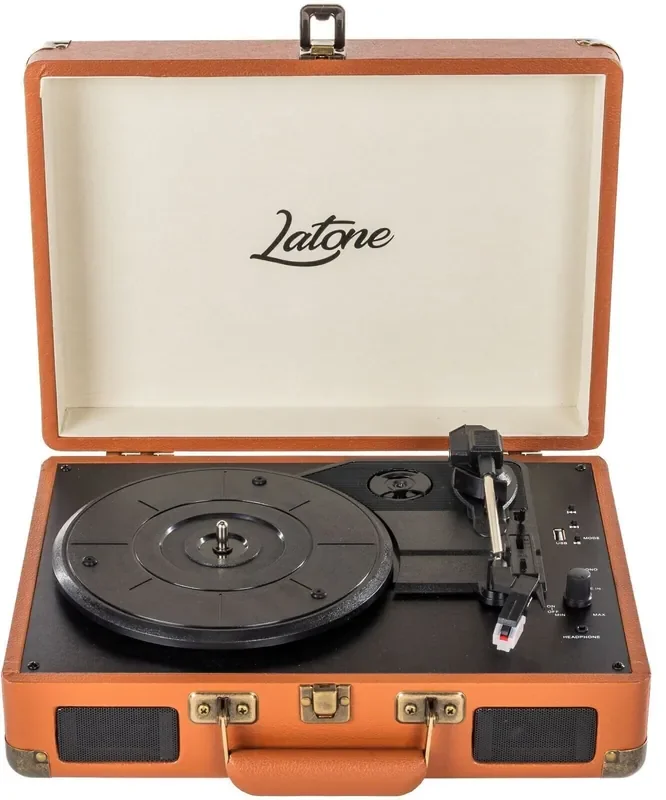 Latone RetroCase Brown Tourne-disque portable
