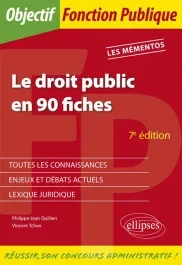 LE DROIT PUBLIC EN 90 FICHES – 7E EDITION