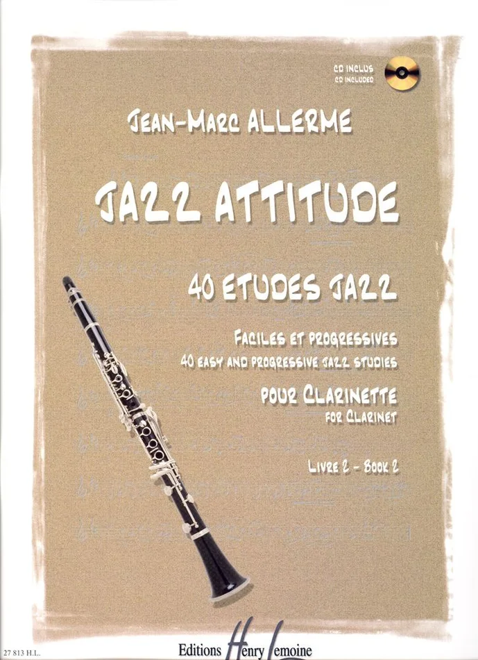 Lemoine Allerme JEAN-marc – Jazz Attitude Vol.2 + CD – Clarinette