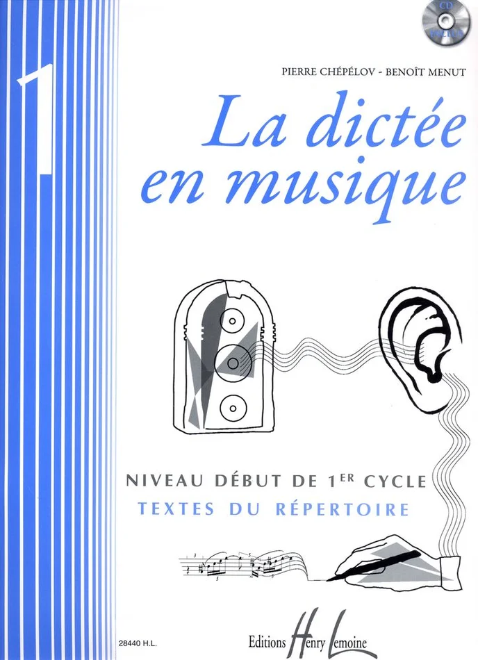 Lemoine Chepelov P. / Menut B. – La Dictee En Musique Vol.1 + CD – Debut Du 1er Cycle