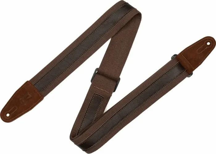 Levy‘s Cotton Combo Sangle pour guitare Brown & Dark Brown