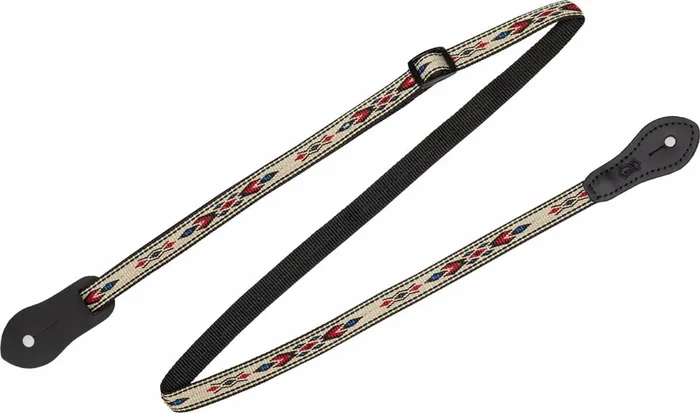 Levy‘s Jacquard Ukulele Sangle pour Ukulélés Red & Blue