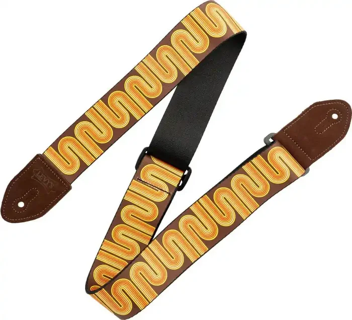 Levy‘s Mid Century Modern Series Sangle pour guitare Sunset Groove