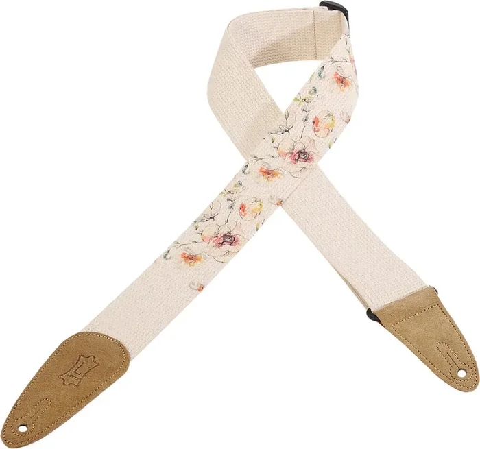 Levy‘s Nature Cotton Sangle pour guitare Floral