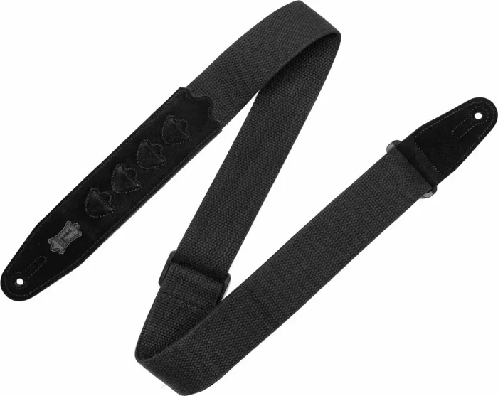 Levy‘s PickPocket Cotton Sangle pour guitare Black