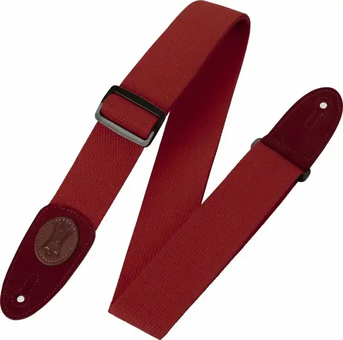 Levy‘s Signature Cotton Sangle pour guitare Red
