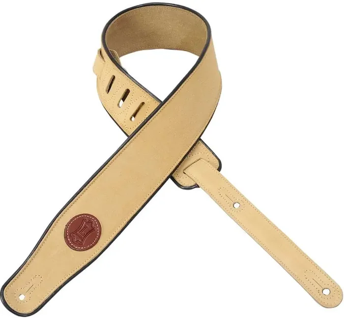 Levy‘s Signature Suede 2.5 Courroie de guitare Tan