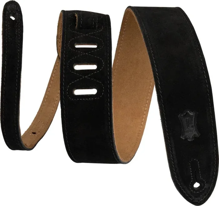 Levy‘s Simply Suede 2 Courroie de guitare Black
